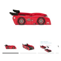 Delta Children Grand Prix Race Car Toddler And Twin Bed