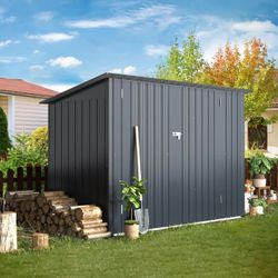 New 3’x7’ Metal Shed Outdoor Storage Patio Tool Store