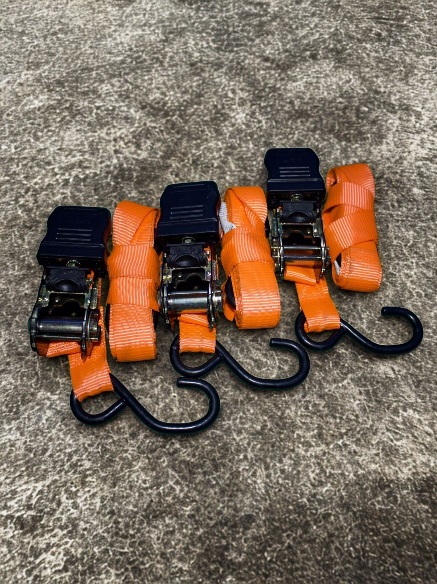 12 ft. x 1 in. Ratchet Tie-Down Straps with S-Hook