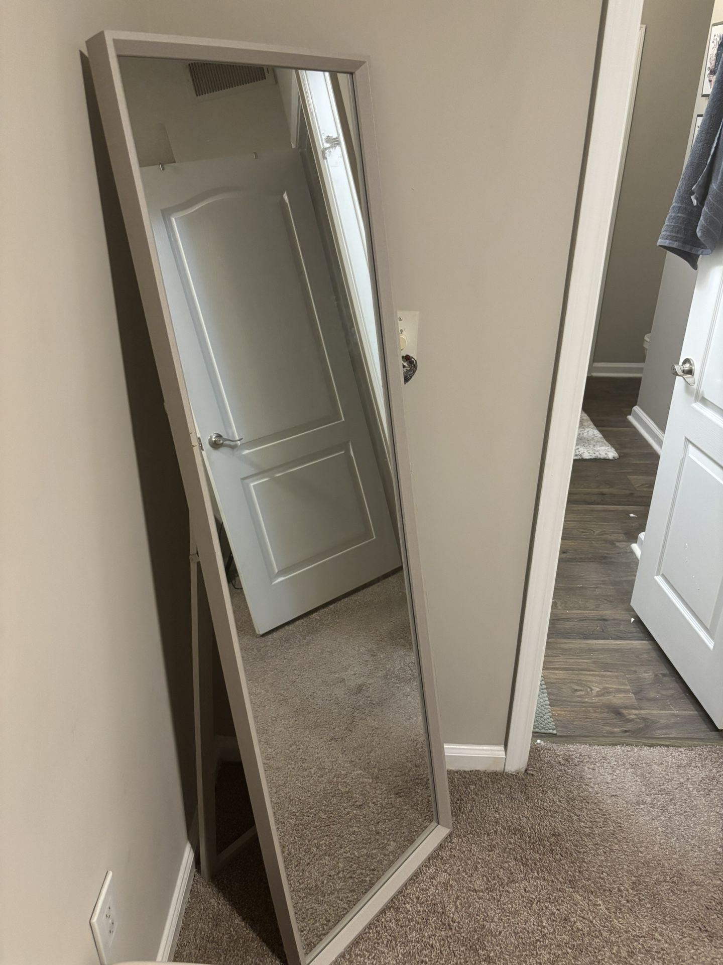 Standing body mirror