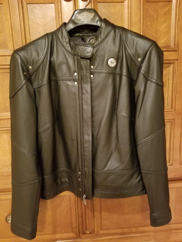 Harley davidson leather womens jacket