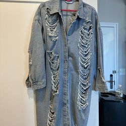 Highway jeans Jacket-distressed