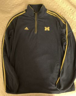 Adidas University of Michigan Fleece jacket size large
