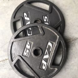 2-45lbs Olympic Style Weight Plate 2inches