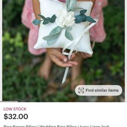 Ring Bearer Wedding Pillow