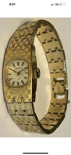 🍯🍯Rare Vintage Seiko Women Watch Mechanical 23JWL Snowflake 1990s🍯🍯