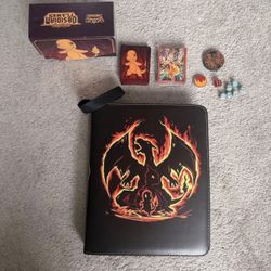 Full Pokemon binder and game.