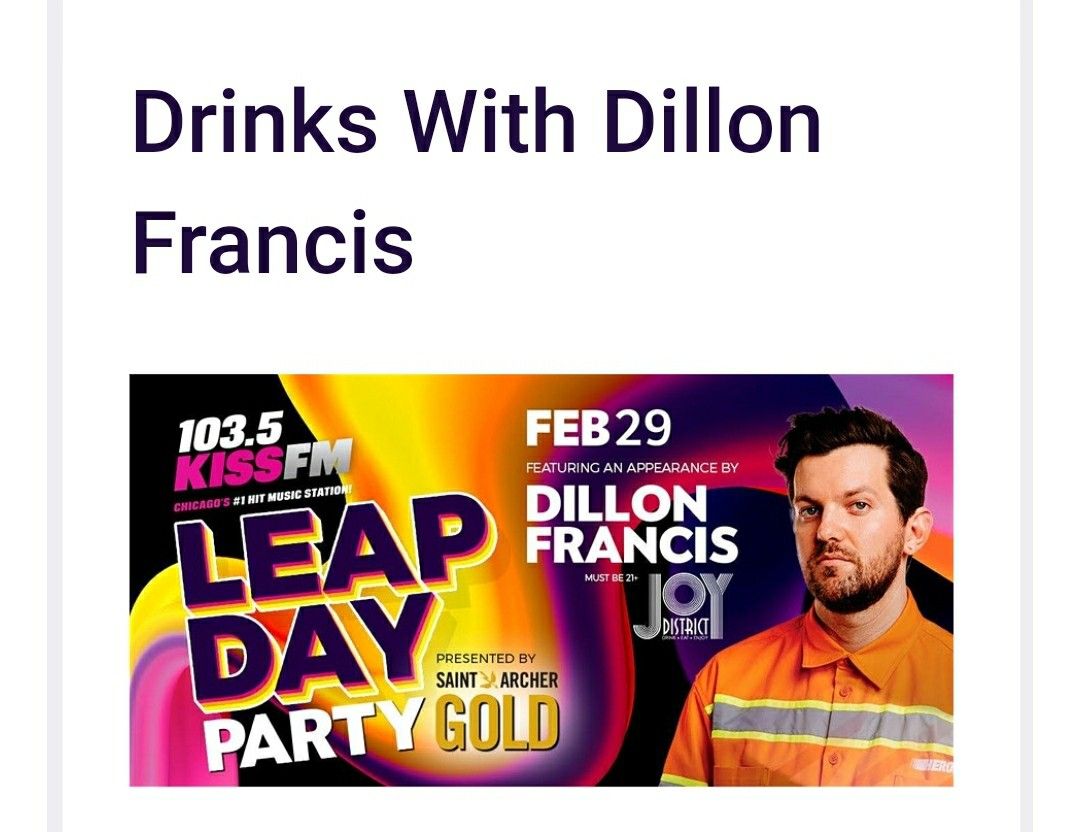 5pm 2/29 kiss103.5 fm leap day party 3 tix