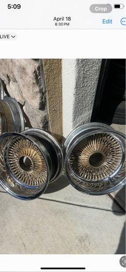 Set of 14”s wire wheels