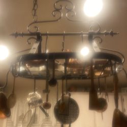 Rod Iron Pot Rack