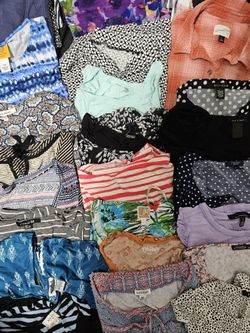 29 blouses, some long and short 