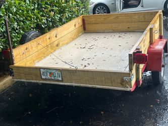 4 x 8. Utility trailer.