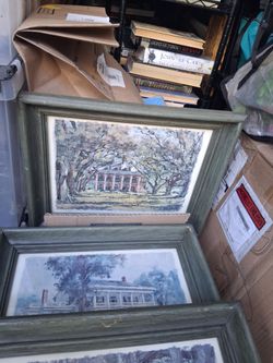 Old picture  with frames