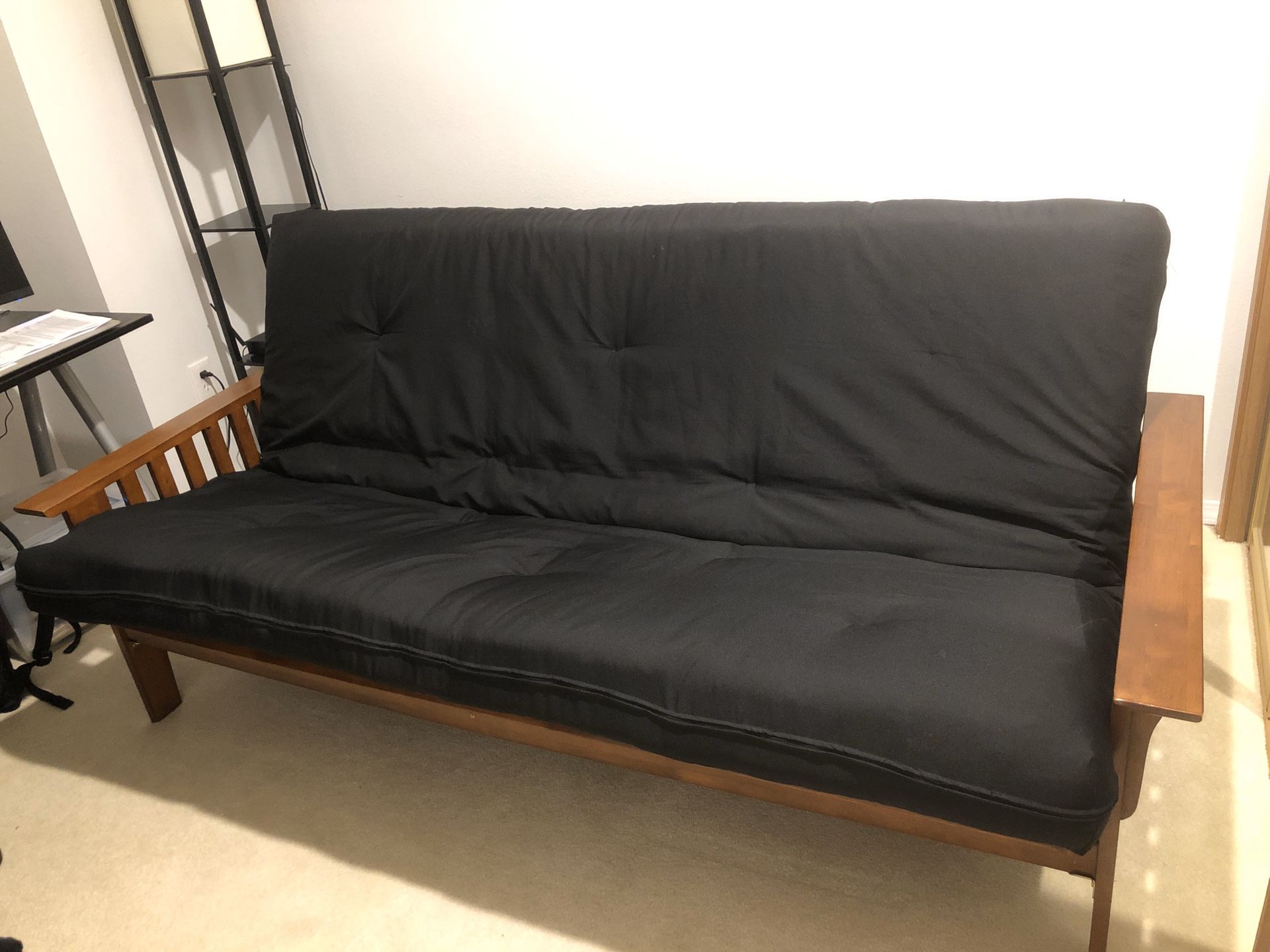 Navy futon