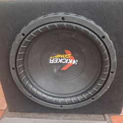 ONE SPEAKER UNA BOSINA KICKER DOBLE BOBINA 12 INCHES GOOD CONDICIÓN ABLO ESPAÑOL