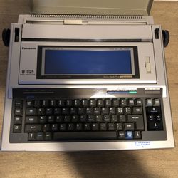 Panasonic W1025 Word Processor – Vintage Electric Typewriter Computer – Floppy Drive