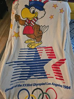 1984 Olympics Beach Towel