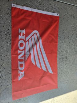 For Honda Motorcycle 3x5 ft Flag HRC Racing Show Wall Decor Banner
