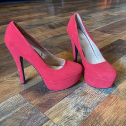 Red Women Shoes 