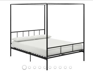 Black Canopy Bed Queen