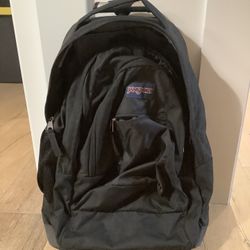 Jansport Black Rolling Backpack