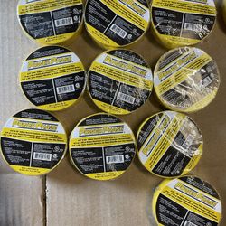 POWER PHASE 3/4" x 66' Yellow General Purpuae Vinal Super 33+ Electrical Tape Roll