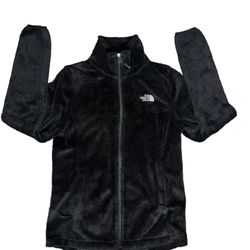 The North Face Women's Black Sherpa Fleece Full Zip Up Jacket Size Small S