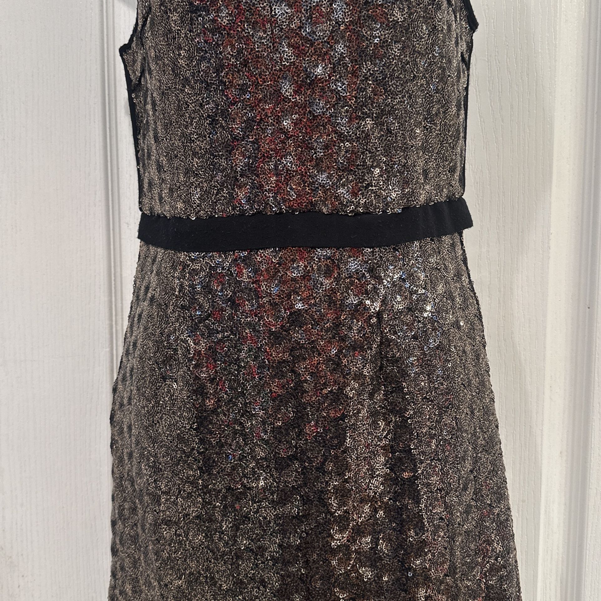 Dress(x-small - Black And Gold)