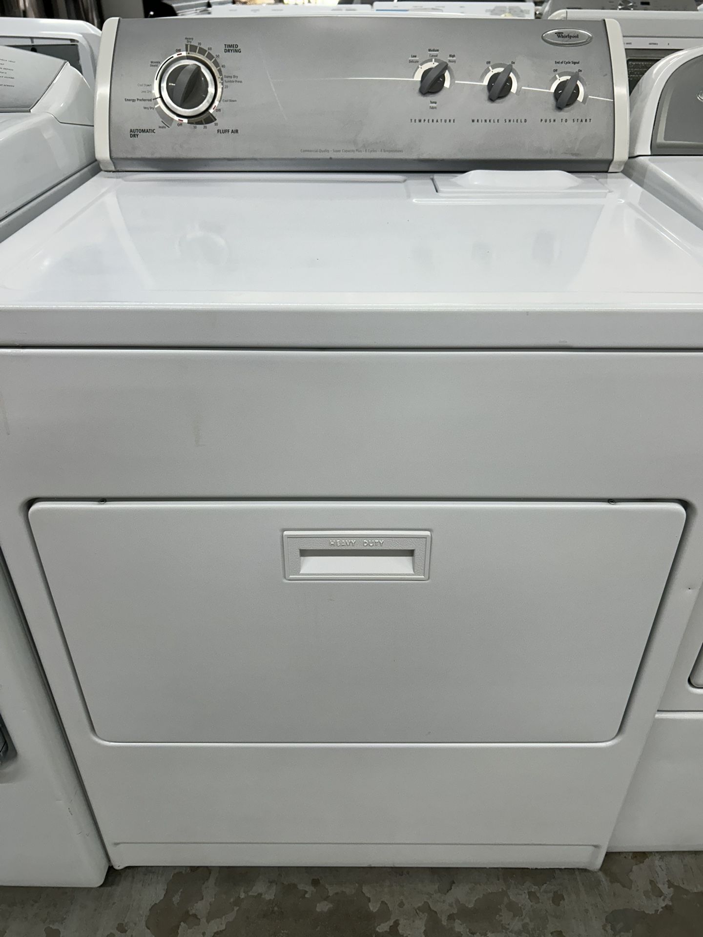 Whirlpool Electric Super Capacity Dryer