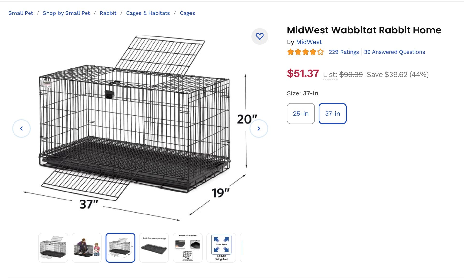 New Small Pet ( Bunny, Dog) Cage