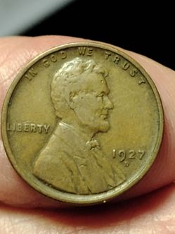 1927D penny