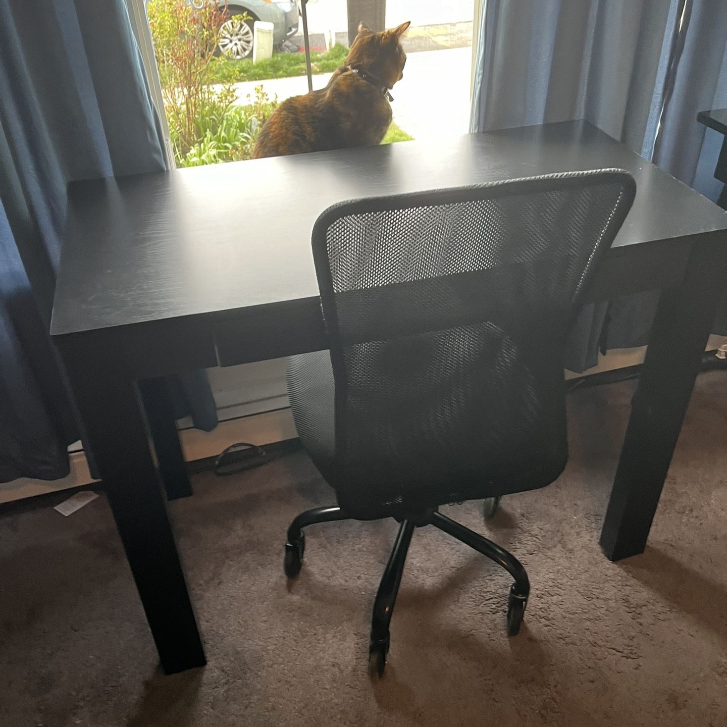 Small Black Desk