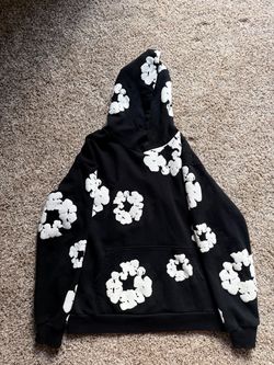 Denim Tears Cotton Wreath Hoodie Black