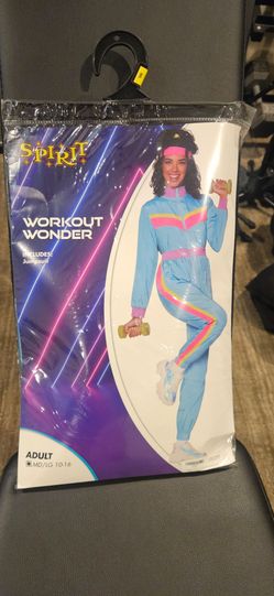 Spirit Workout Wonder Halloween Costume Adult MD/LG
