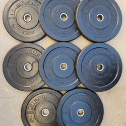 Pendlay Used Bumper Plate Pairs 15s and 25s