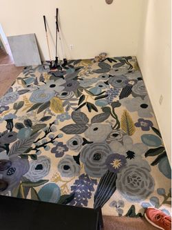 Rifle paper co x loli rug - 7.9” x 9.9”