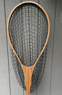 Steelhead salmon landing net
