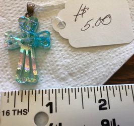 Dichroic glass pendants/charms