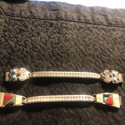 Old Pawn Navaho  Silver  Watch Bracelets 