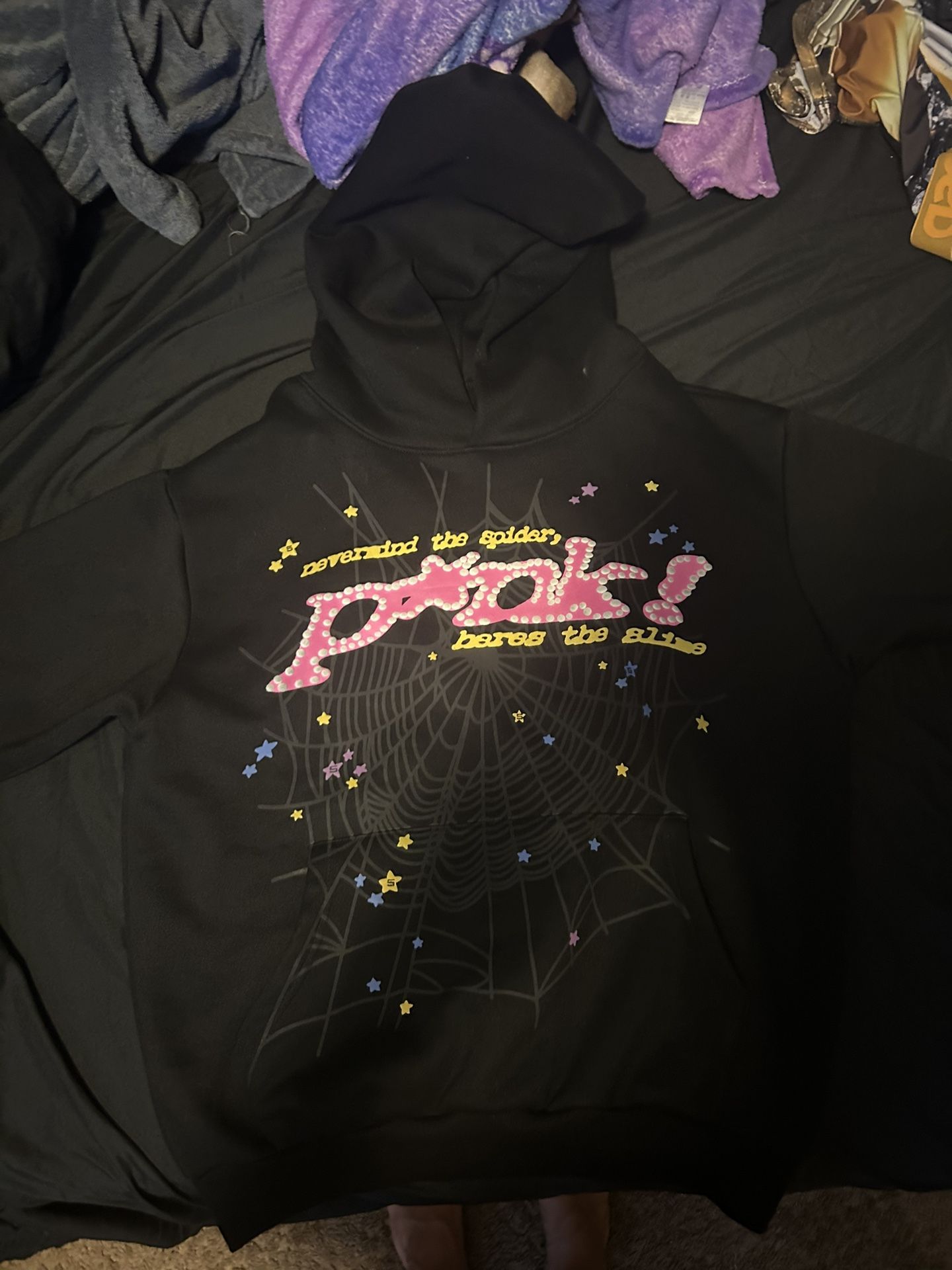 Black spider hoodie