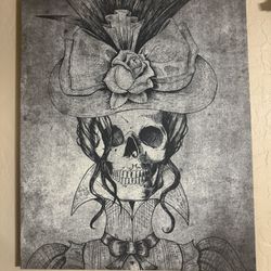 Bride And Groom Skeleton Artwork