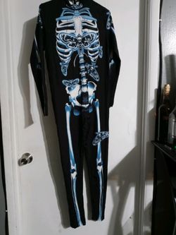 New skeleton adult costume