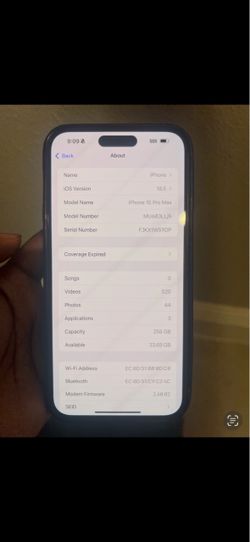 iPhone 15 Pro Max 256 UNLOCKED