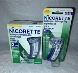BRAND NEW - Nicorette Mini Nicotine Lozenges, Peppermint Flavor, 101ct