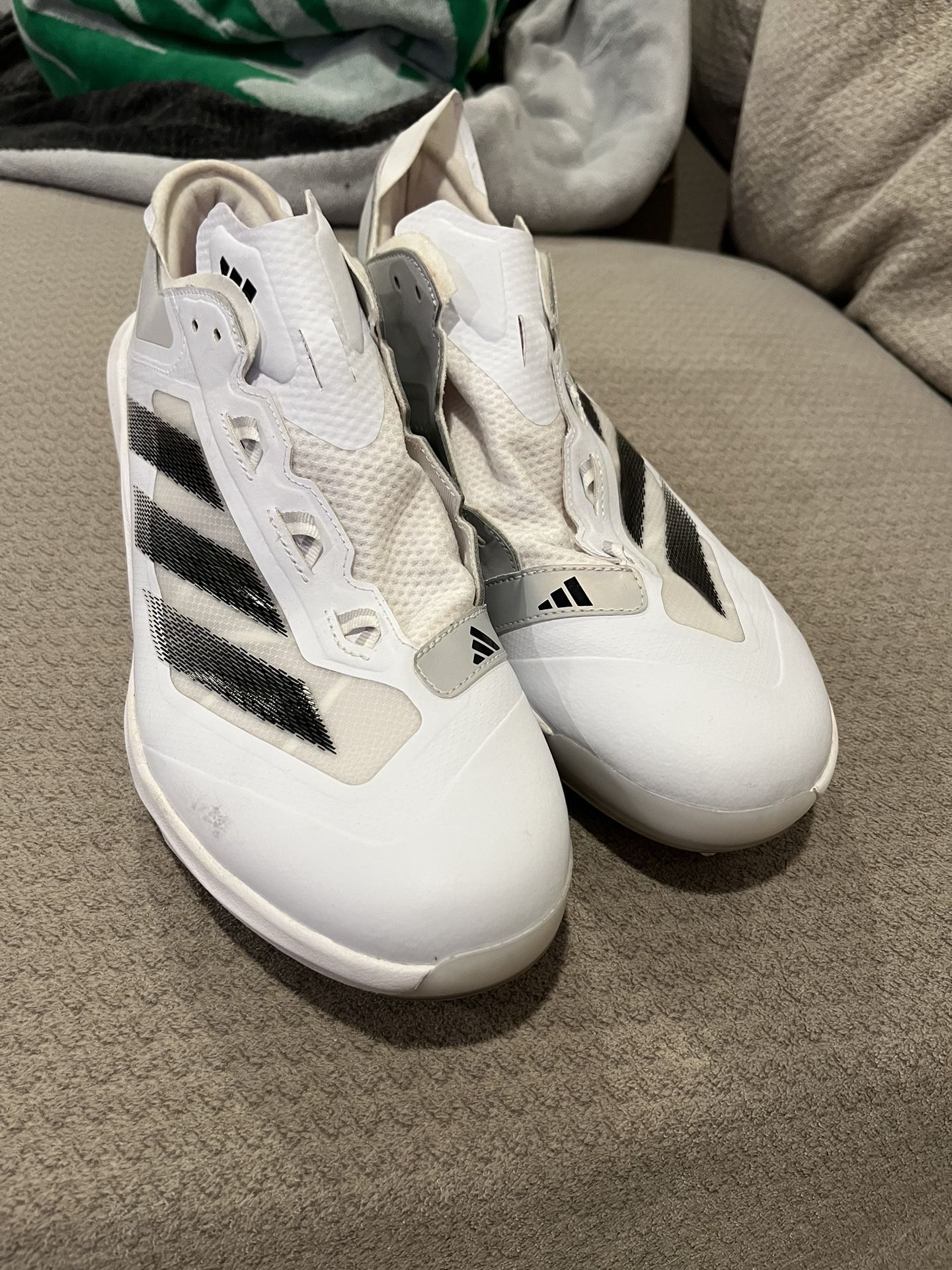 Adidas Adizero Metal Cleats Size 13.5 Slightly Used But No Laces