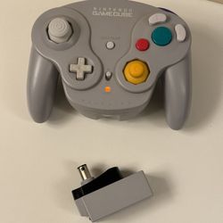 Wavebird Controller With Receiver Transmitter Dongle