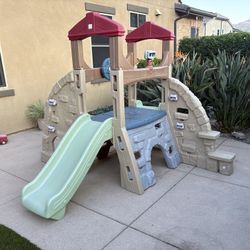 Step2 Alpine Ridge Kid Climber and Slide Outdoor Toddler Playground
