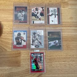 Michael Vick Atlanta Falcons Football Cards Lot 7 Cards