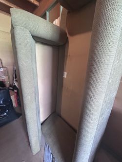 $35 FIRM - L-Shaped Sectional Couch w/ ALL Cushions - Paid $700