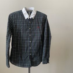 Classic Polo Ralph Lauren Plaid Button-Down Shirt - Men’s Size L